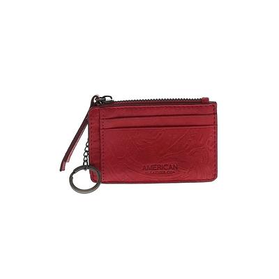 American Leather Co Coin Purse: Red Bags