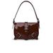 Plexiglass Chocolate Leather Bag