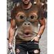 Funny Animal T-shirt Anime Funny Street Style T-shirt For Men's Adults' 3D Print