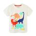 YDOJG Boys Tshirts Children S Summer T Shirt Cartoon Dinosaur Print Short Sleeve Crewneck Top Casual Going Out For 1 To 7 Years For 3-4 Years