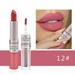 LINMOUA Lipstick Matte Lipstick 12 Colors Matte Velvet Lipstick Makeup Smooth Lipstick Waterproofs Long Lasting Lipstick Lipstick Pen paste Two In One Paste Lipstick