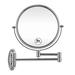 GloRiastar 5X Wall Mounted MGF3 Makeup Mirror - Double Sided Magnifying Makeup Mirror for Bathroom 8 inch Extension Polished Chrome Finished Mirror