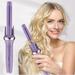 CGLFD 32mm Automatic Hair Curler Easy-to-use Travel Automatic Curling Iron Fast Heating Small Auto Rotating Curing Wand for Curls Waves 3 Tunable Temps Auto Shut-Off Purple