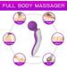 Wand Sex Massager Multi Vibration Speeds Massaging Stick for Women Men Powerful Shoulder Massager Waterproof Body Massager for Back Neck Shoulders Body Muscle Relaxation Clit A