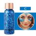 Barsme face paint Body Glitter Gel Mermaid Sequins Chunky Long Lasting Body Glitter For Body Face Hair Holographic Body Glitter For N Festival Makeup30ml