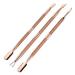 ionze Tools 3pc Nail Care Tool Set Nail Nail Clean Tool Care Tool Steel Push Nail Care Tool Set House Tools Set ï¼ˆRose Goldï¼‰