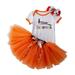 BOLUOYI Girls Christmas Dress Baby Girls Cotton Print Autumn Long Sleeve Headwear Dress Skirts Clothes Set&Outfits