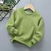 Uuszgmr Sweater For Child Boys Girls Toddler Children Child Baby Boys Girls Solid Round Collar Knitted Thick Sweater Pullover Blouse Top Outfits Clothes Soft Skin Comfortable Wear