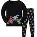 Toddler Boys Pajamas Dinosaur Cotton Kids 2 Piece Pj s Long Sleeve Sleepwear Clothes Set Black Trendy Cute Outfits For Winter Holiday