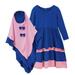 Toddler Girls Outfits Baby Kid Ramadan Abaya Dubai Robe Traditional Dress Sets Clothing Set for Girls Size 3-4T