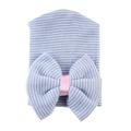 Toddler Infant Cotton Hats Newborn Baby Girls Striped Bow Cap Beanie Hat Accessories