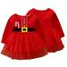 Esaierr Kids Toddler Christmas Dress Baby Girls Spring Fall Long Sleeve Casual A-Line Cartoon Printing Party Birthday Valentine s Day Skirt Spring Clothes Soft Midi Dress for 1-5y