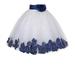 Ekidsbridal Ivory Tulle Rose Petals Junior Flower Girl Dress Pageant Mini Bridal Gown Christening Formal Evening Wedding 302T 14