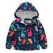 Hvyesh 1-7 Years Cute Jackets for Toddlers Baby Boys with Hooded Down Jacket Boys Girls Winter Coat Kids Thicken Warm Fleece Jacket Outerwear Clothes