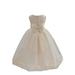 Ekidsbridal Ivory Tulle Rose Petals Junior Flower Girl Dress Pageant Mini Bridal Gown Christening Formal Evening Wedding 302T S