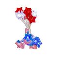 Independence Day Decorations American Flag Copper Wire Lamp Fourth Of July Flag Led String Five Pointed Star String Lights Fourth Of July Decorative Lights String 4Th Of July Decorations