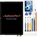 LCD Display for Microsoft Surface Pro 7 Screen Replacement for Microsoft Surface Pro 7 1866 2019 C02XR7Y9JG5H 12.3 inch Touch Digitizer Full Assembly LP123WQ1 LP123WQ2 with Repair Tools