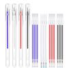 FOR 4 Colors Heat Erasable Fabric Pens with 16 Erasable Pen Refills Fabric Marking Pens Heat Erase Pens for Fabric