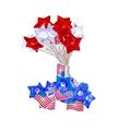 Independence Day Decorations American Flag Copper Wire Lamp Fourth Of July Flag Led String Five Pointed Star String Lights Fourth Of July Decorative Lights String 4Th Of July Decorations