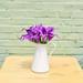 Rlmidhb Single Stem Faux PU Calla Lily | Lifelike Artificial Flower Purple One Size