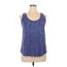 Lane Bryant Tank Top Blue Halter Tops - Women's Size 14 Plus