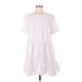 Pomander Place Casual Dress - DropWaist: White Dresses - Women's Size Medium