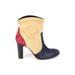 Manoush Boots: Yellow Color Block Shoes - Women's Size 40