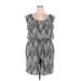 Lane Bryant Casual Dress: Gray Paisley Dresses - Women's Size 18 Plus