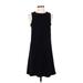 Trina Turk Casual Dress - Midi: Black Solid Dresses - Women's Size 0
