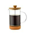 Dkd Home Decor - Cafetière à Piston Naturel Transparent Bambou Verre Borosilicaté (16 x 9 x 18,5