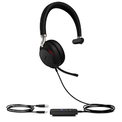 Yealink UH38 Mono UC Kopfhörer Verkabelt & Kabellos Kopfband Anrufe/Musik USB Typ-C Bluetooth Schwarz Image