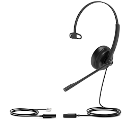 Yealink YHS34 Kopfhörer Kabelgebunden Kopfband Büro/Callcenter Schwarz Image