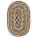 Brown/White 120 x 0.5 in Area Rug - Winston Porter Gordie Braided Multi Color Natural Rug Nylon/Polypropylene | 120 W x 0.5 D in | Wayfair