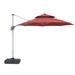 Arlmont & Co. Rosolina 129.92" Octagonal Cantilever Umbrella w/ Base Metal in Brown | 108.66 H x 129.92 W x 129.92 D in | Wayfair