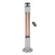 Devola Platinum 2kW Floor Standing Patio Heater with Remote Control IP65 Silver - DVPH20PFSSL