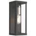 1 Light Black Outdoor ADA Medium Wall Lantern