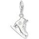 Charm-Einhänger THOMAS SABO "Schlittschuh, 1907-041-14" Charms bunt (silberfarben, weiß, weiß) Damen Charms Anhänger