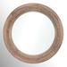 Riverton Round Wall Mirror Natural , Natural