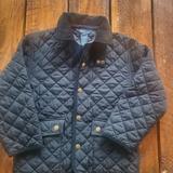 Ralph Lauren Jackets & Coats | Kids Ralph Lauren Quilted Jacket Size 5 | Color: Black | Size: 5b