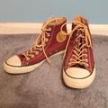 Converse Shoes | Converse Chuck Taylor All Star High Tops Burgundy Maroon Brown Laces | Color: Brown/Red | Size: 9