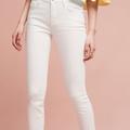 Anthropologie Jeans | Anthro Pilcro Letterpress High Rise White Bootcut Denim Jean Pants 25 | Color: White | Size: 25