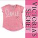 Victoria's Secret Tops | $5 W/Bundle Victoria's Secret Angel Shirt. Xs-S | Color: Pink/White | Size: Xs