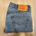 Levi's Jeans | Levis 501xx Jeans Mens Sz 38x32 Button Fly Straight Leg Stone Washed Denim Blue | Color: Blue | Size: 38