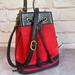 Gucci Bags | Gucci Suede Ophidia Bucket Drawstring Crossbody Top Handle Bag Red | Color: Blue/Red | Size: Os