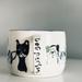 Anthropologie Dining | Anthropologie, Stoneware Dog Person Coffee Mug Dog Icons Blue | Color: Blue/White | Size: Os
