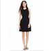 Madewell Dresses | Madewell Afternoon Fit & Flare Frayed Hem Size Xs | Color: Black | Size: Xs