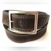 J. Crew Accessories | J Crew Mens Brown Wide Casual Genuine Leather Belt Silver Buckle Size 34 | Color: Brown/Silver | Size: Os