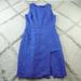 J. Crew Dresses | J.Crew Sheath Dress Womens 6 Blue 100% Wool Sleeveless | Color: Blue | Size: 6