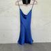 Zara Dresses | Cowl Neck Satin Slip Dress From Zara Xs Never Worn Nwt | Color: Blue | Size: Xs