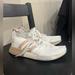 Adidas Shoes | Adidas Nmd R1 White Shoes | Color: Tan/White | Size: 9.5